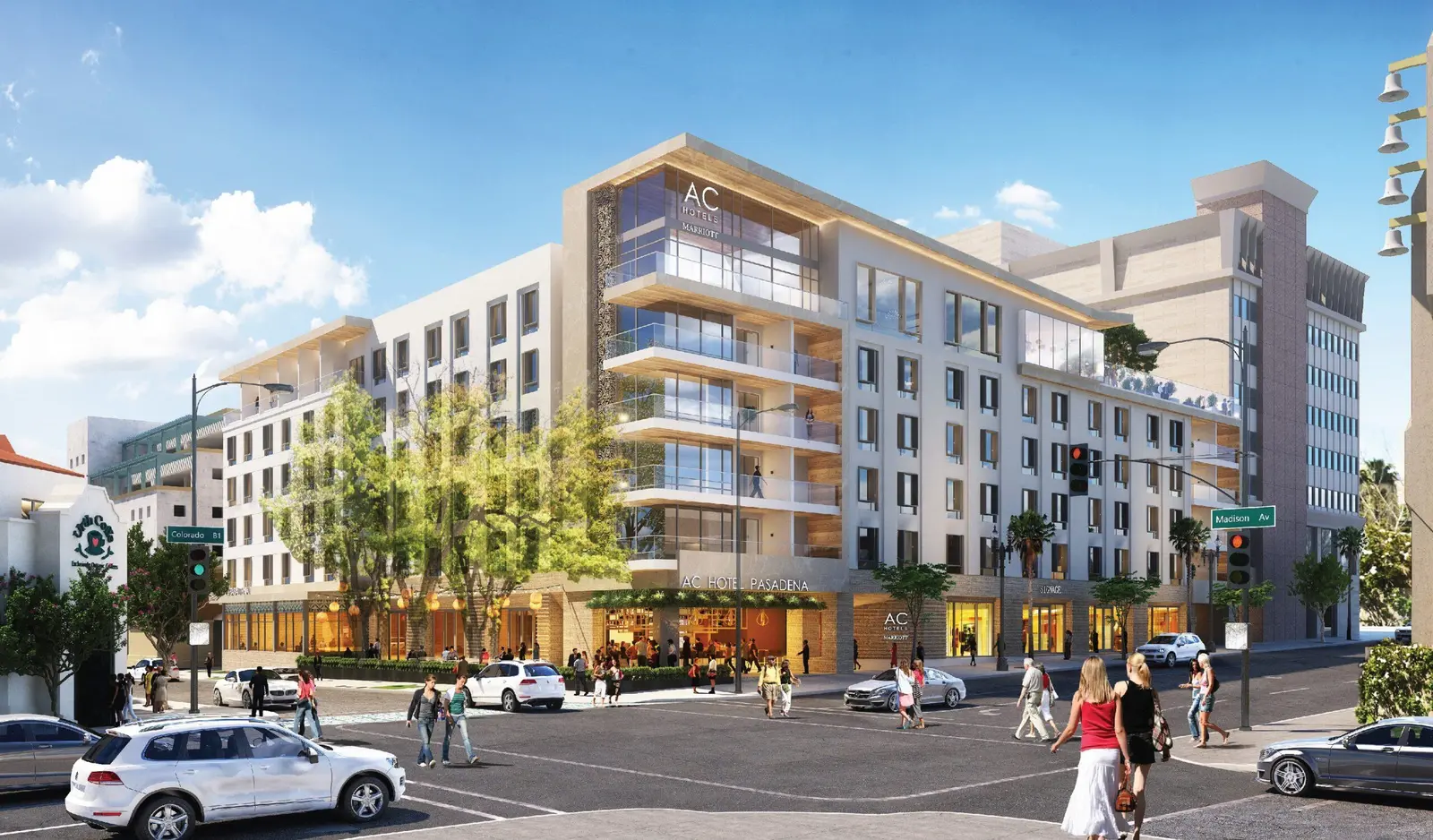 Multifamily mixed-use development